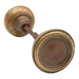 Pair of Vintage Concentric Brass Passage Door Knobs