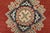 Kazak Rug 7’10” X 9’8” Red Wool Tribal Hand-Knotted Oriental Carpet For Sale - Image 9 of 15