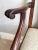 Antique Carved Mahogany Desk Chair For Sale - Image 5 of 10