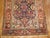 An authentic full pile Persian Heriz rug. The palette is formal, the border is an orangy red cast to it while the field is...
