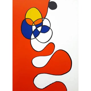 Calder Original Lithograph Dm53173 Derriere Le Miroir 1968 For Sale