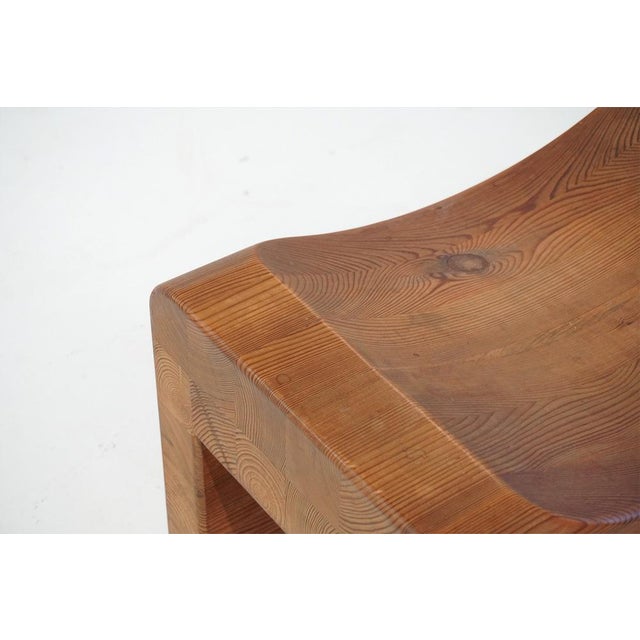 1960s Palle Stool in Pine by K.J. Pettersson & Söner, 1970s For Sale - Image 5 of 11