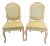 Vintage Italian Wheat Sheath Chairs in the Style of Serge Roche- a Pair For Sale