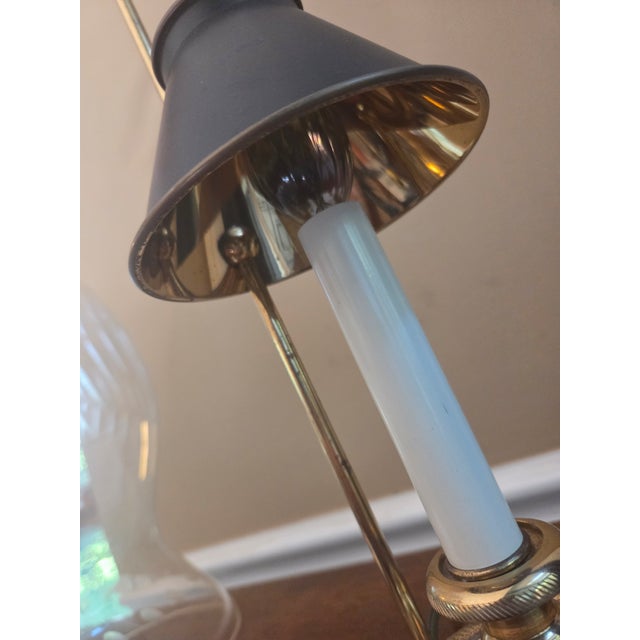 Mid 20th Century French Candlestick Bouillotte Table Lamp For Sale - Image 12 of 14
