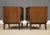 Young Manufacturing 1960s Pair of Refinished Walnut and Burl Nightstands by Young Manufacturing - A Pair For Sale - Image 4 of 10