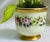 Vintage Hand-Painted Porcelain Cachepots, Floral With Gilt Rim - A Pair For Sale - Image 10 of 18