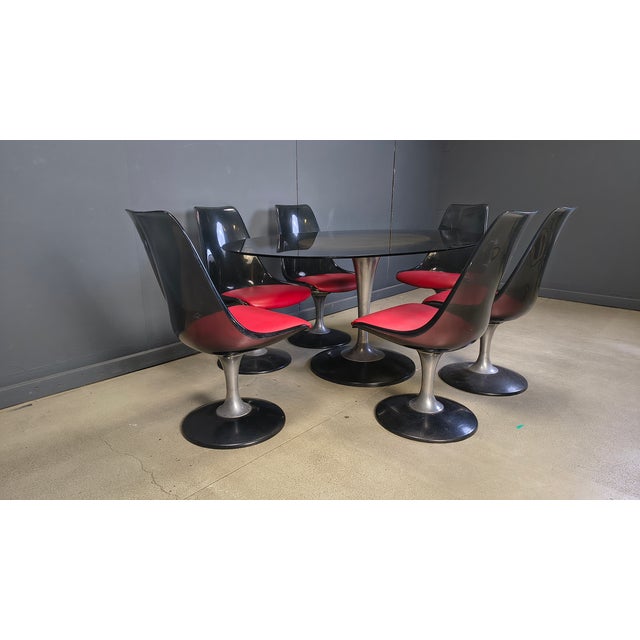Space Age Dining Set from Chromcraft, 1970s, Set of 7 For Sale - Image 4 of 8