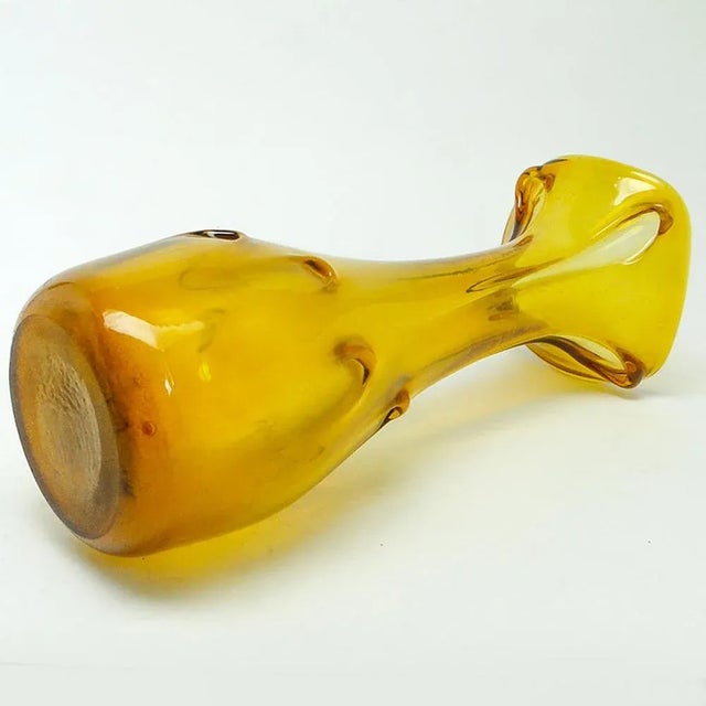 1970s Postmodern Vase from Ząbkowice Glassworks, Poland, 1970s For Sale - Image 5 of 6
