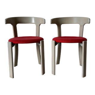 A Pair of Postmodern Accent Chairs by Bruno Rey for Dietiker, Germany For Sale
