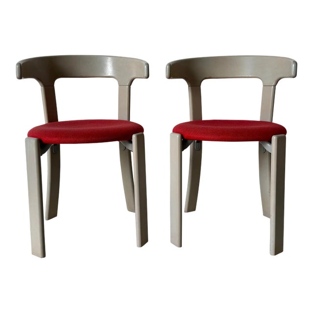 A Pair of Postmodern Accent Chairs by Bruno Rey for Dietiker, Germany For Sale