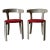 A Pair of Postmodern Accent Chairs by Bruno Rey for Dietiker, Germany For Sale