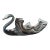 1960s Slag Glass Swan Centerpiece Bowl For Sale