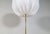 Metal Mid-Century Asea Brass Floor Lamp with Round Cotton Shade, Sweden, 1960s For Sale - Image 7 of 16