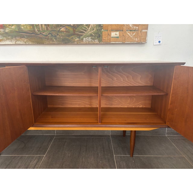 Wood Mid-Century Teak Sideboard by Johannes Andersen for Silkeborg Møbelfabrik, 1960s For Sale - Image 7 of 8