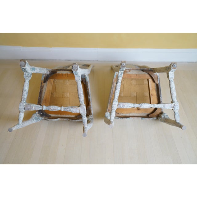 18th Century Swedish Rococo Side Chairs - Set of 2 For Sale - Image 14 of 14