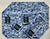 Cornflower Blue Late 20th Century Set of 4 Laura Ashley Home Blue & White Reversible Cotton Placemats & Napkins For Sale - Image 8 of 18