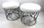 Modern Faux Bois Nickel Plated Benches/ a Pair For Sale - Image 10 of 10