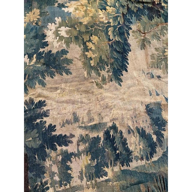 Large French Aubusson Tapestry, 1700s For Sale - Image 9 of 18