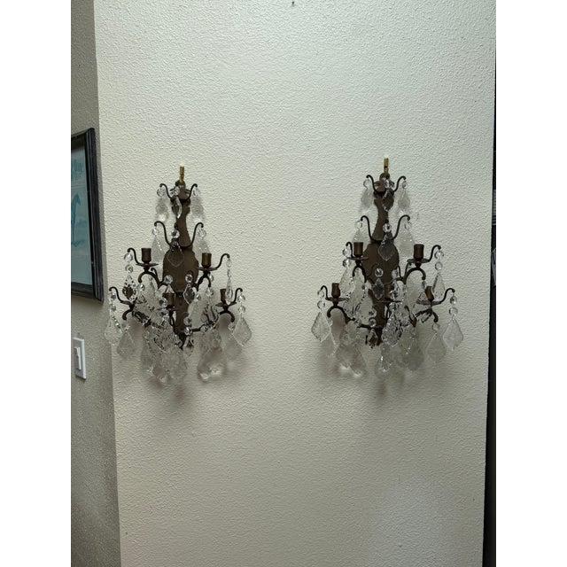 French Early 20th Century French Sconces - a Pair For Sale - Image 3 of 6
