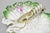 Green Antique Bavarian German Porcelain Gold Gilded Hand Painted Lobster Divided Dish For Sale - Image 8 of 18