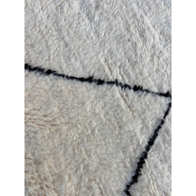 2020s White Authentic Wool Carpet For Sale - Image 5 of 13
