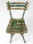 Green Antique Green Painted Rustic Adirondack Chair For Sale - Image 8 of 17