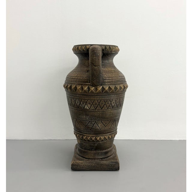 Vintage Large Scale Neoclassical Ceramic Urn For Sale In West Palm - Image 6 of 6