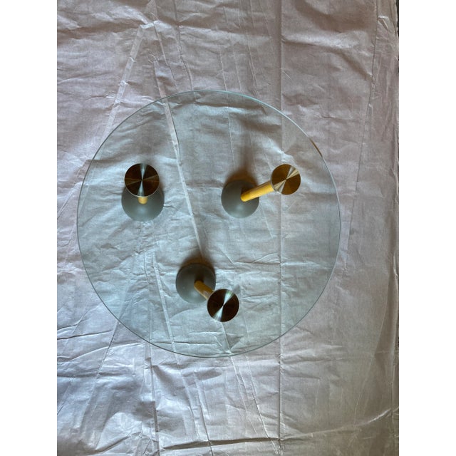 Memphis Milano Style Side Table Dated 1986 For Sale - Image 6 of 7