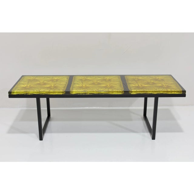 McCollin Bryan Barbarella Bench or Cocktail Table in Bronze & Resin For Sale In Dallas - Image 6 of 12