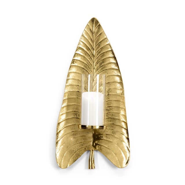 Traditional Arrow Leaf Wall Sconce For Sale - Image 3 of 3