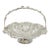 20th Century Victorian Silver Plated Grapevine Repousse Dessert Basket Fruit Bowl For Sale