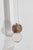 Victorian Bathroom Towel Bars With Brass and Round Glass Ends For Sale In Los Angeles - Image 6 of 7