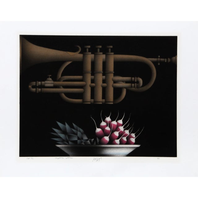 Minimalism Mario Avati, Grandeur Nature, Mezzotint For Sale - Image 3 of 3