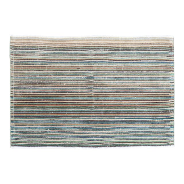 Mid 20th Century Turkish Deco Rug - 2'5" x 3'11" For Sale