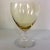 1940s Canary Yellow Crystal Water/Wine Goblets - Set of 4 For Sale - Image 5 of 13