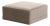 2020s Willow Taupe Performance Velvet Ottoman For Sale - Image 5 of 5