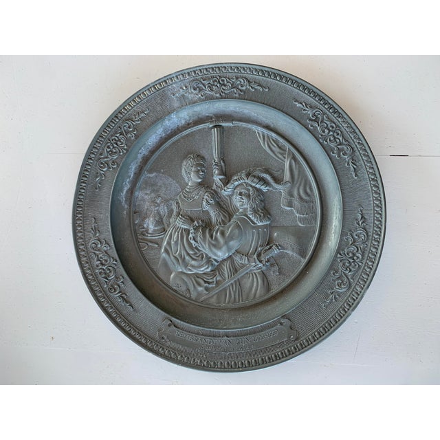 Pewter Wall Plate, 1634 For Sale - Image 4 of 8