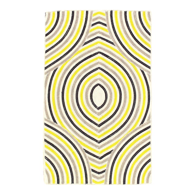 Fine Handmade Braided Cotton & Organic Jute Rug For Sale