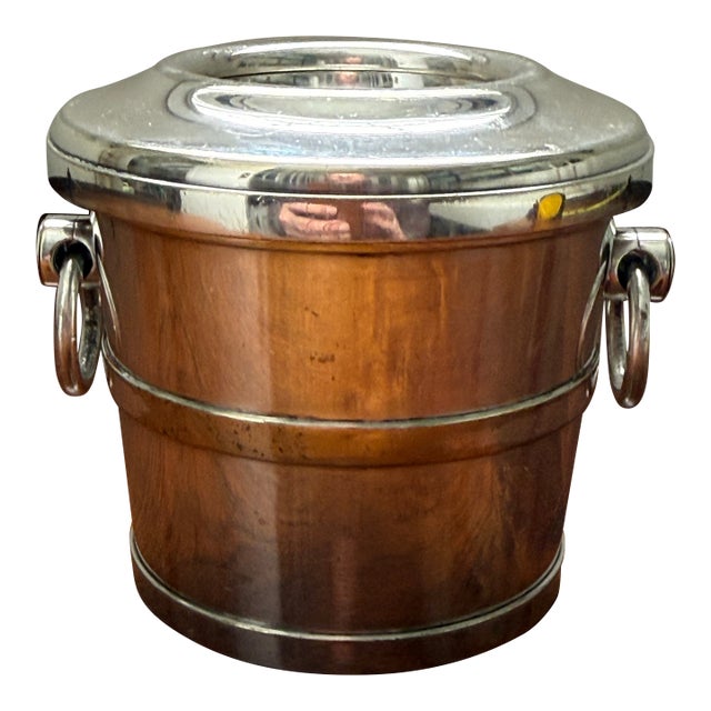 Antique Gorham Silver Plated Champagne Bucket Form Caviar Server For Sale