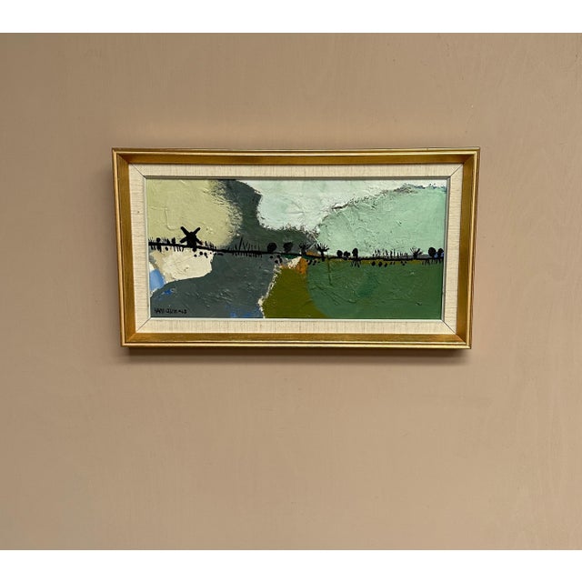 Hans Osswald, Kvarnvägen, 1950s, Oil Painting on Canvas, Framed For Sale - Image 6 of 18
