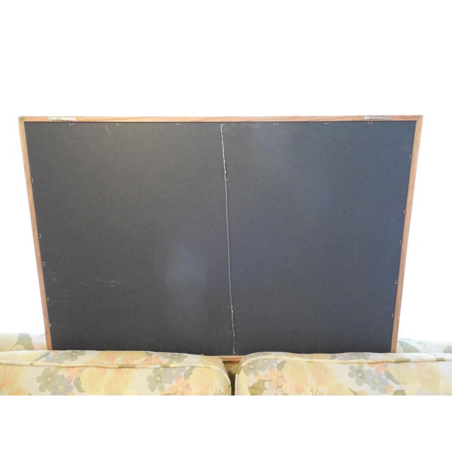 2000 - 2009 Vintage Modern Abstract Atomic Speckled Orb Print Framed Signed For Sale - Image 5 of 5