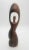 Early 21st Century Ghanian Iroko Wood Figurine of Kneeling Woman For Sale - Image 4 of 12