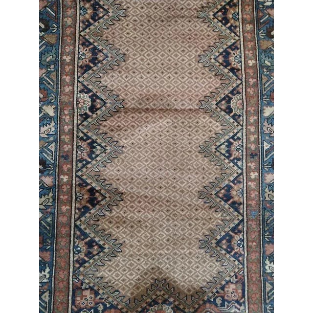 1930s Antique Persian Malayer Rug For Sale - Image 4 of 7