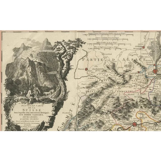 Map of the Thirteen Cantons, 1778 For Sale - Image 11 of 14