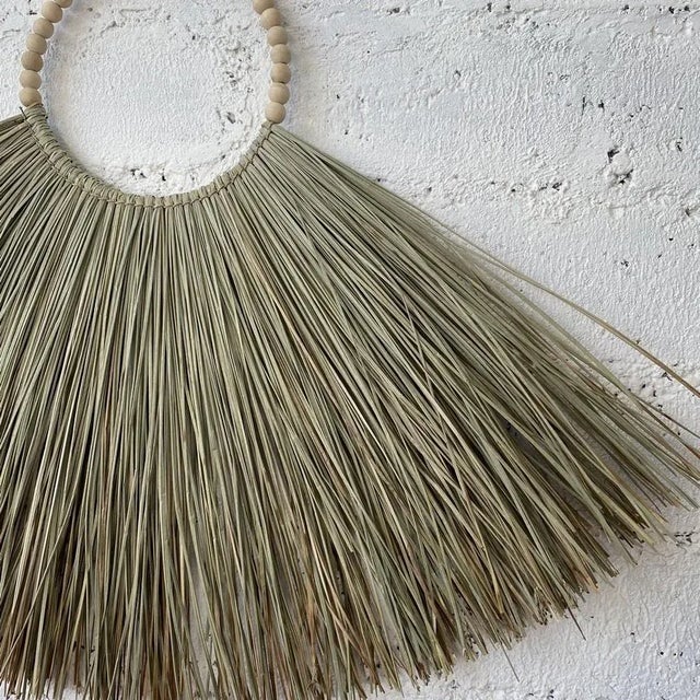 Decorative Large Black Grass Wall Deco