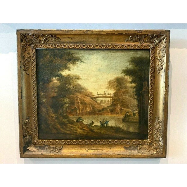 Animated Landscape, 19th Century, Oil on Oak Panel, Framed For Sale - Image 16 of 16