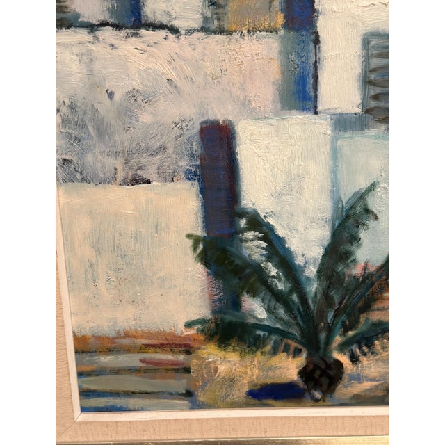 Gunnar Stålbrand, Palm Trees, 1960s, Oil Painting on Canvas, Framed For Sale - Image 10 of 18