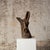 This 19th Century French Oak Sculpture is a striking antique folk art piece, hand-carved from oak with an expressive,...