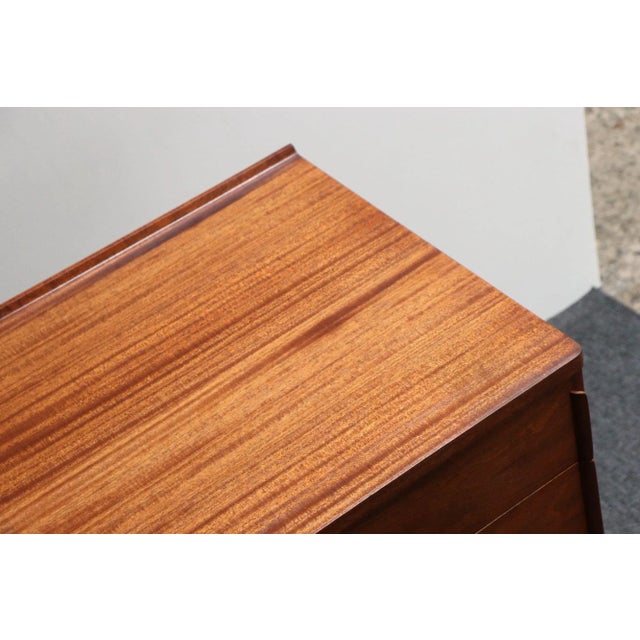 Mid-Century Mahogany Twelve-Drawer Chest / Dresser by Edward Wormley for Dunbar For Sale - Image 11 of 12