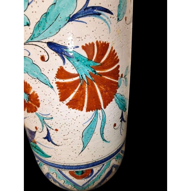 Exceptional French Samson Iznik Vase, 19th Century For Sale - Image 10 of 10